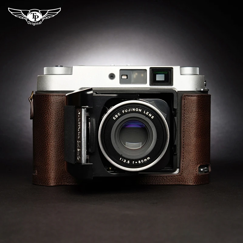 Защитный чехол ручной работы из натуральной воловьей кожи для Fujifilm GF670 GF670w Besta III