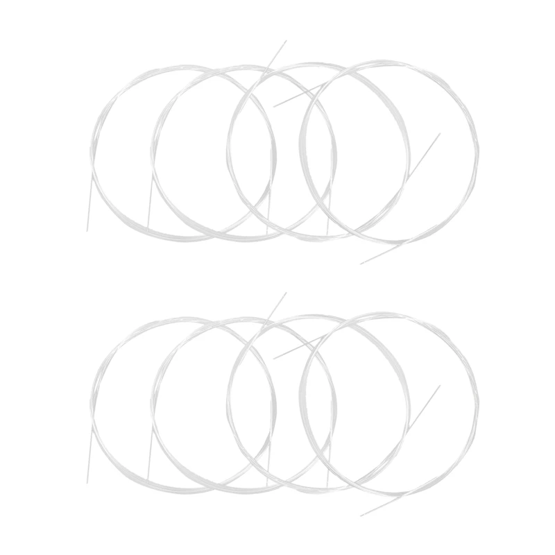 

Hot AD-2X Longteam Ukulele Carbon Strings Fluorocarbon Fiber Strings For 21/ 23/ 26 Inches Of Guitar Ukulele Part White