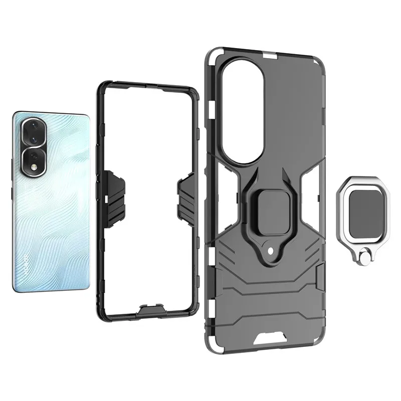 For Honor 80 Pro Case Honor 80 Pro 5G Cover 6.78 inch Shockproof Armor Hard PC Holder Silicone Bumper For Honor 80 SE Pro Coque