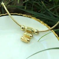 copper gold plated letters snake chain bracelets for women fashion can be opened lobster claw clasps chain bracelets jewelry