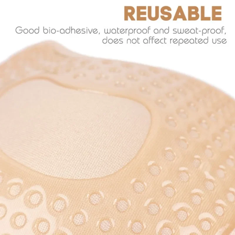 Силиконовый съемный бюстгальтер без бретелей