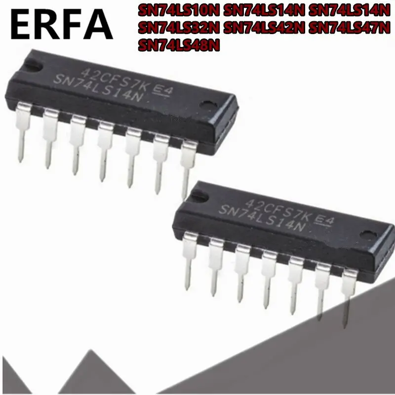 

10 шт. SN74LS32N DIP-14 SN74LS10N SN74LS20N SN74LS48N SN74LS14 74LS14 HD74LS32P DIP 74LS32 SN74LS42N SN74LS47N 74LS10 HD74LS14P