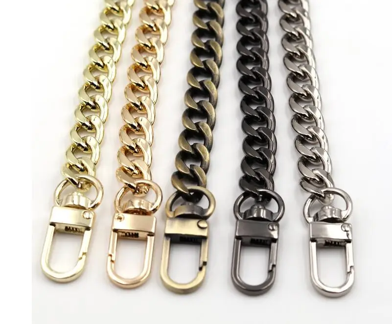 20cm-160cm Metal Chain For Bag Strap Purse Chain Bags Straps for Crossbody Handbag Handles Bag Parts & Accessories