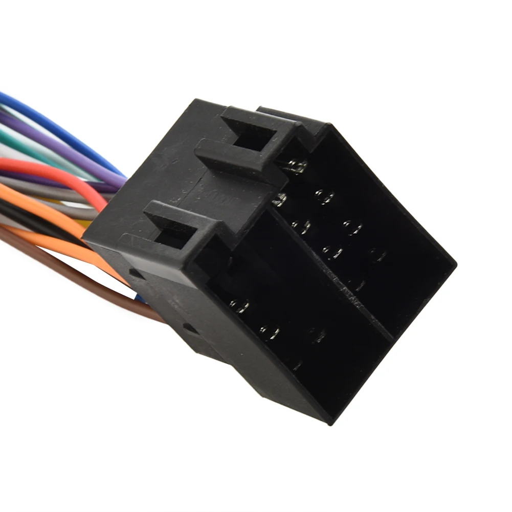 

For Car Head Unit 16P To ISO Universal Replacement Male Plug Connector Male Plug To Female Wiring Accessories New