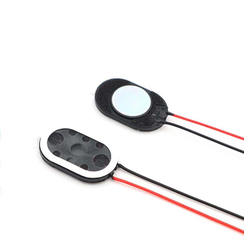 

2PCS 8Ohm Mini Loudspeaker 2415 Plastic Inner Magnetic Small Horn With Cable