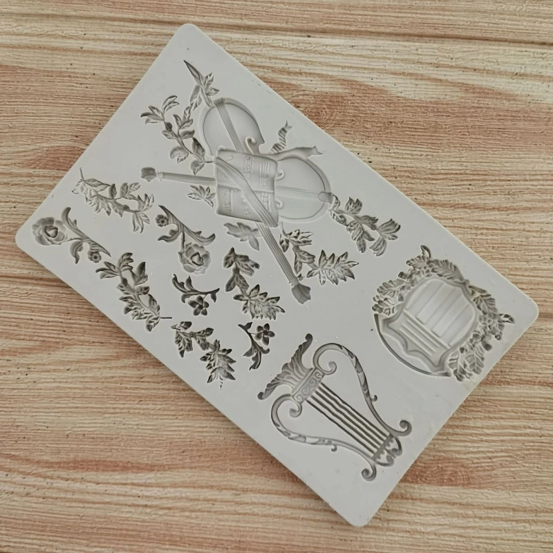 Y166 винтажный тисненый узор шоколадные конфеты сахар ремесленная форма для пасты