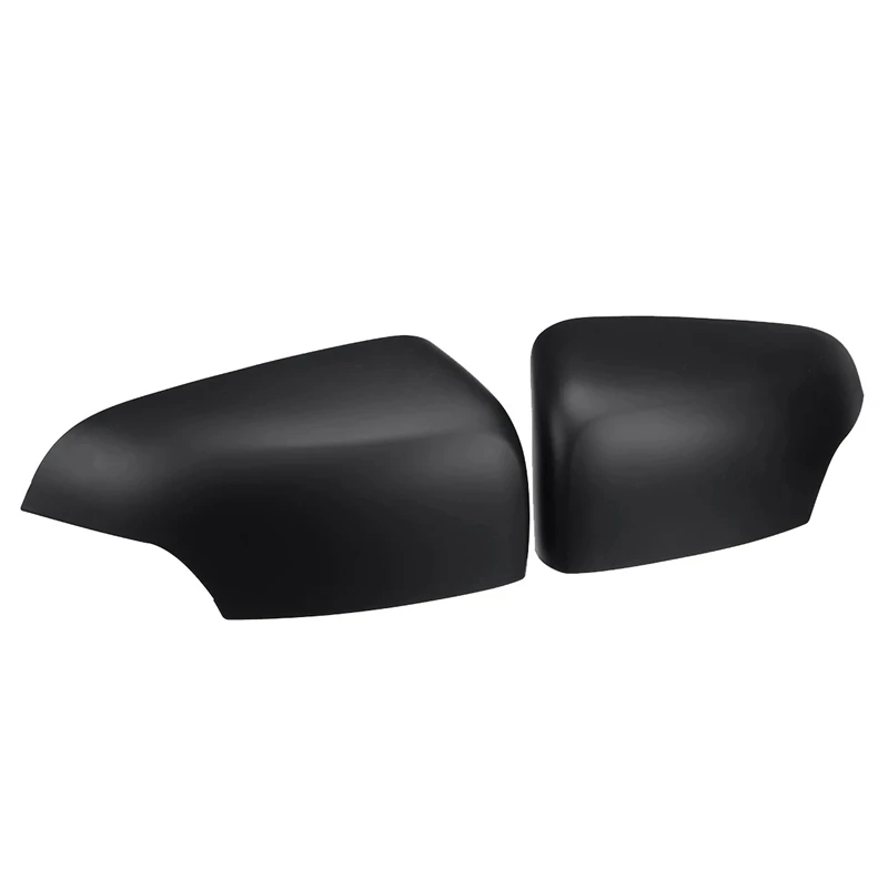 Matte Black Car Rearview Mirror Cover Door Side Shell for Ford Ranger T6 T7 T8 2012-2019
