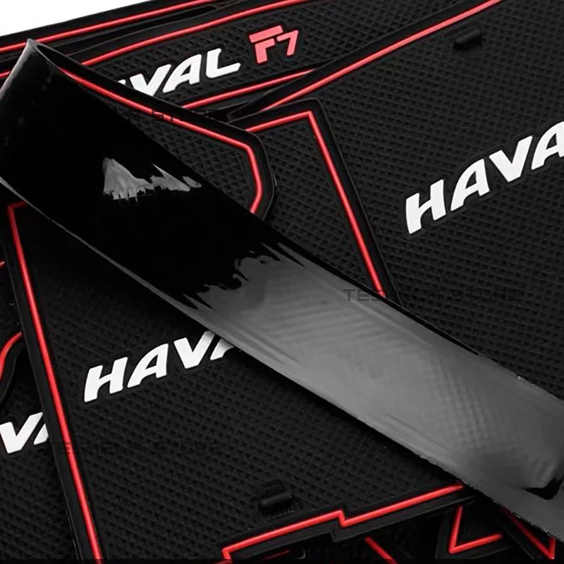 

For Haval F7 F7X 2021 2022 Car door door slot pad water pad storage slot pad non-slip decorative products accessorie