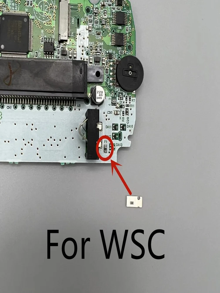 Фото Запасной предохранитель для портативной консоли WonderSwan Color WSC, запчасть для ремонта №2