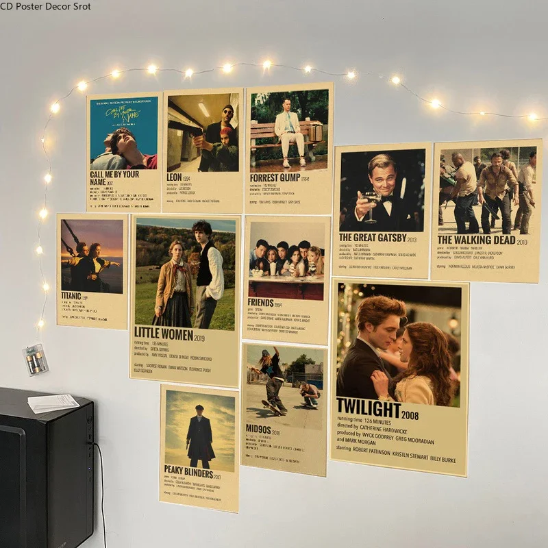 Постеры из фильма Титаник Леон Mid90s ретро плакаты крафт-бумаги в винтажном стиле