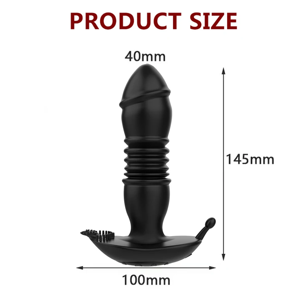 Фаллоимитатор с поддержкой Bluetooth вибратор большая Анальная пробка Анальный