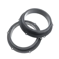 2pcs universal black 6 5 inch car speaker mounting spacer adaptor rings for v w magotan skoda car hollow horn pad