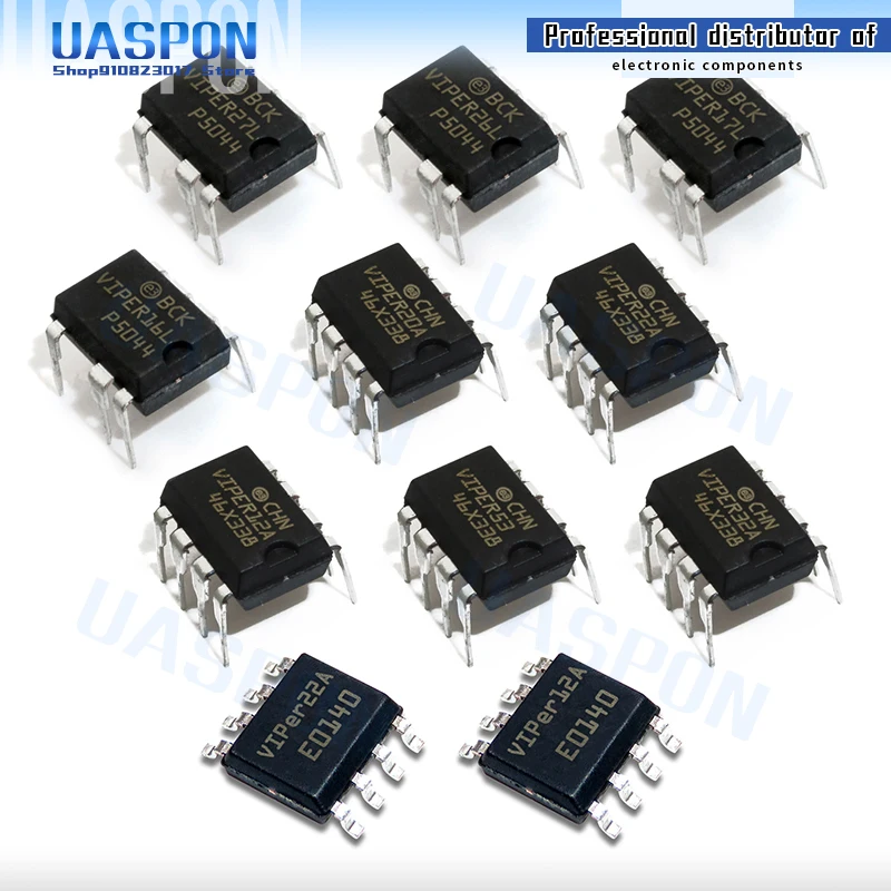 10 шт. VIPER20A VIPER20 VIPER53 VIPER53A VIPER32A DIP-8 VIPER12A VIPER12 VIPER22A VIPER22 VIPER16L VIPER17 VIPER26L VIPER27L DIP