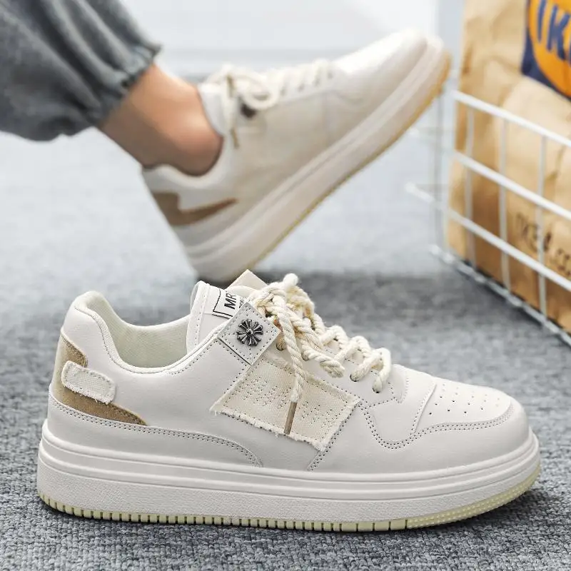 

Autumn Men's Shoes 2023 New Sports Board Shoes Men's Casual Leather Shoes Foreign Trade Fashion Brand Easy Wear Tide Shoes Men's