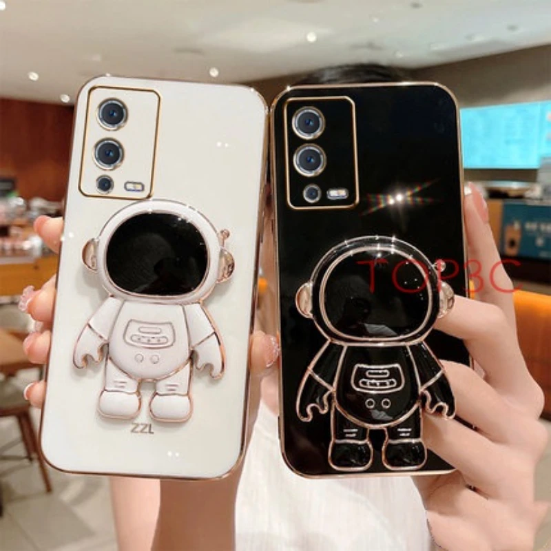 

For OPPO A55 A96 A95 A74 A16 A16K A16E A54 A5S F9 A7 A12 A15 A15S A76 stronaut mobile phone holder protective case