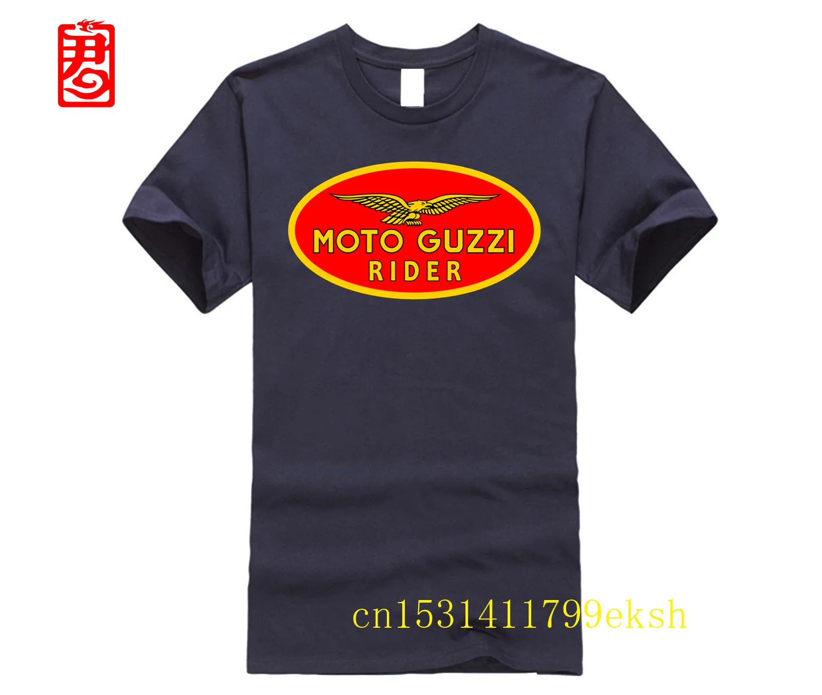 

Футболка Moto Guzzi Rider с эксклюзивным дизайном и цветным логотипом