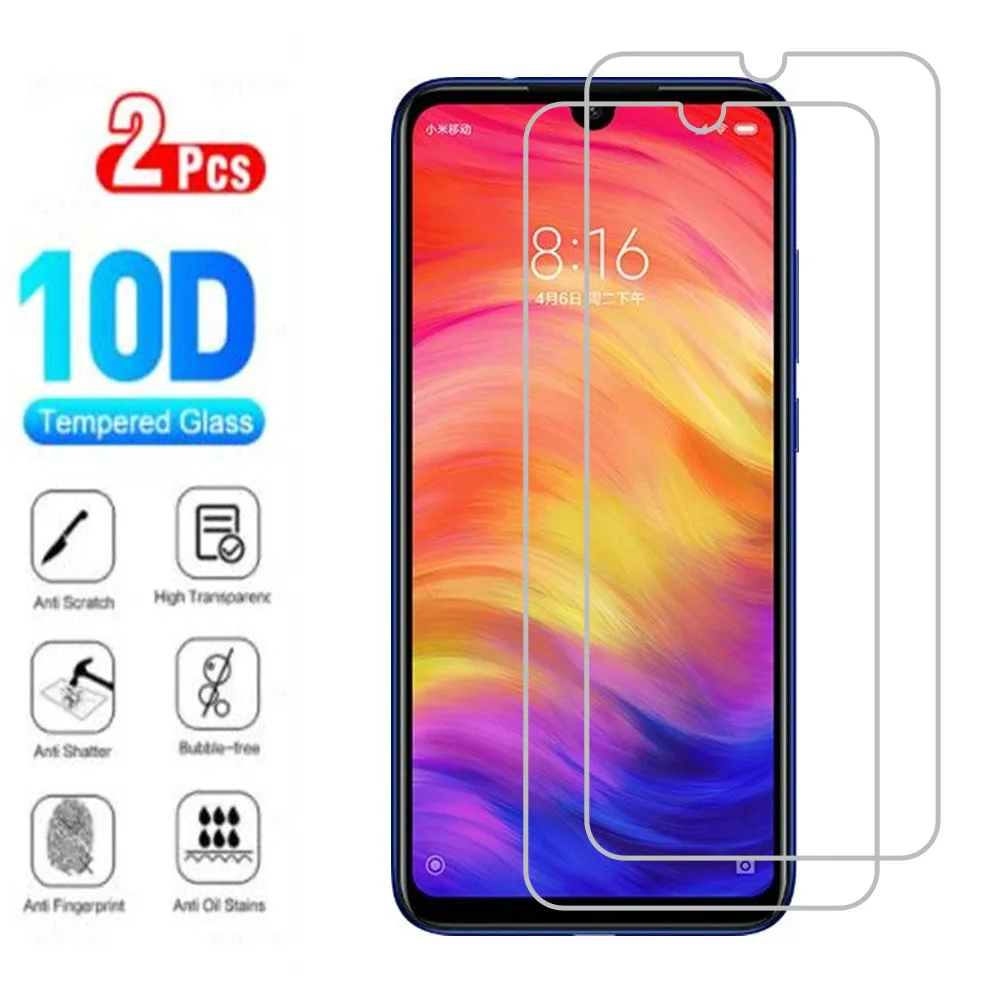 

2 шт. Защитное стекло для Xiaomi Redmi 8A 8 6 6A 7 7A Note 7S Pro 8 T 2021 Note8 закаленное защитное покрытие для экрана Защитная пленка