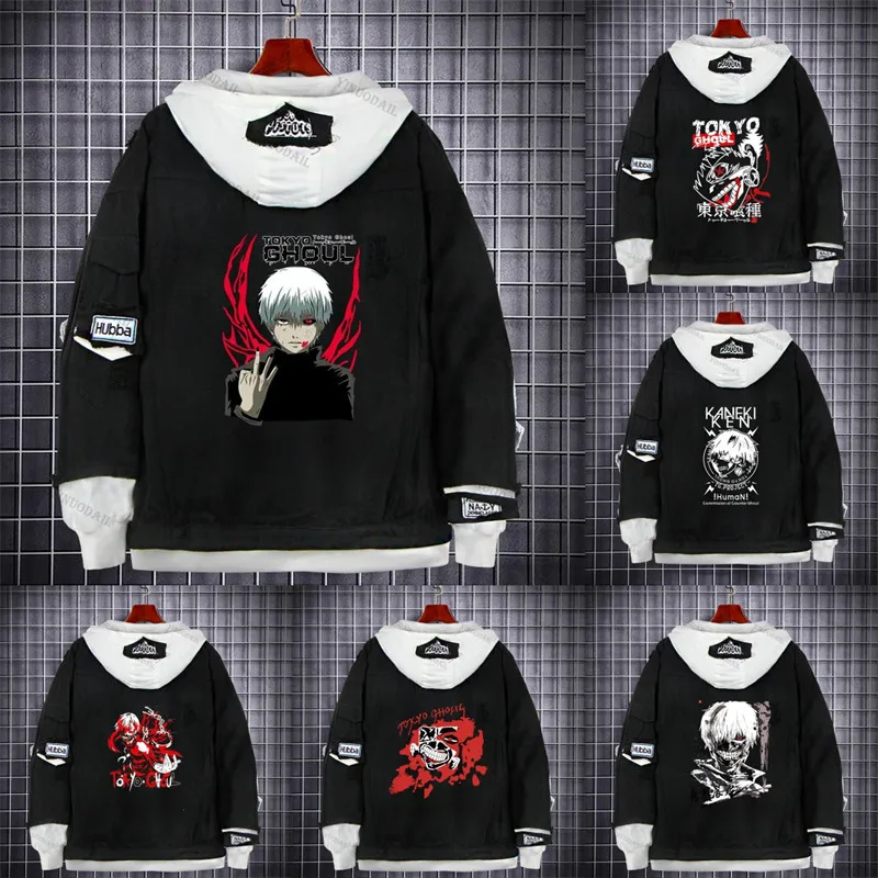 Touka Kirishima Токийский Гуль джинсовые куртки мужские и женские костюмы для косплея