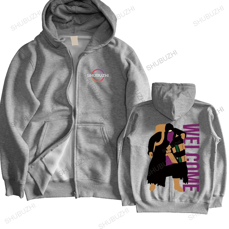 

Fashion cotton hoody mens sweatshirt hooded loose Merchant Funny WELCOME brand clothing many spring hoodie warm jacket