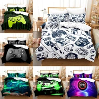 gamer bedding set duvet cover for adult kids boys game controller quilt covers bedspread 23 pcs