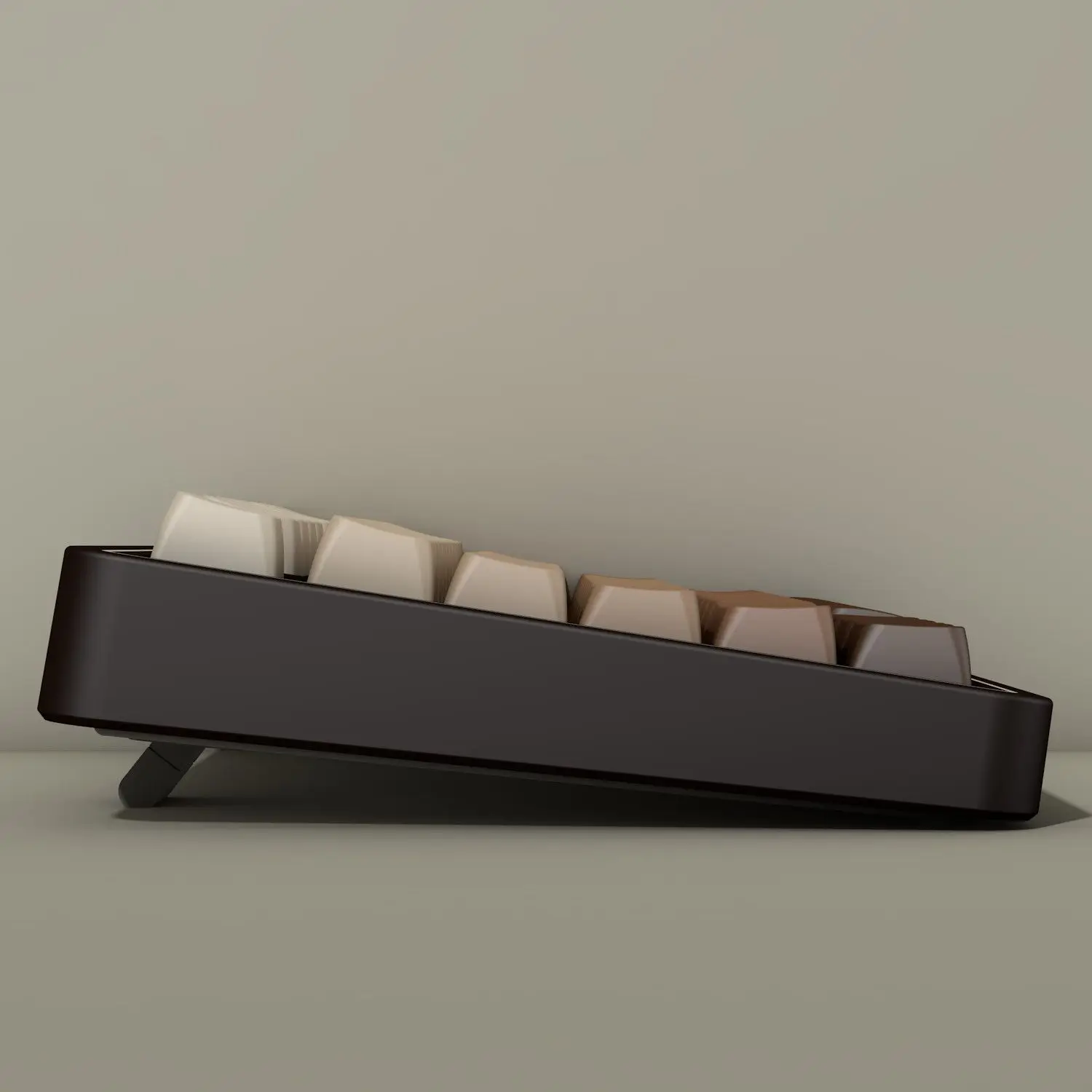 Фото Высококачественная колпачок для клавиатуры с постепенным изменением цвета MDA, высокосублимационная PBT, индивидуальный поперечный вал, механическая клавиатура, полный комплект для девочек №5