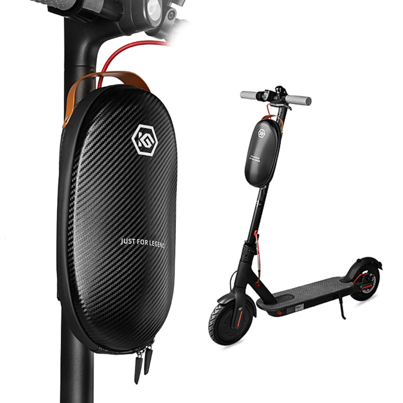 

Жесткий чехол на переднюю раму для скутера, подвесная сумка, водонепроницаемая, вместительная, многофункциональная сумка для электрическо...