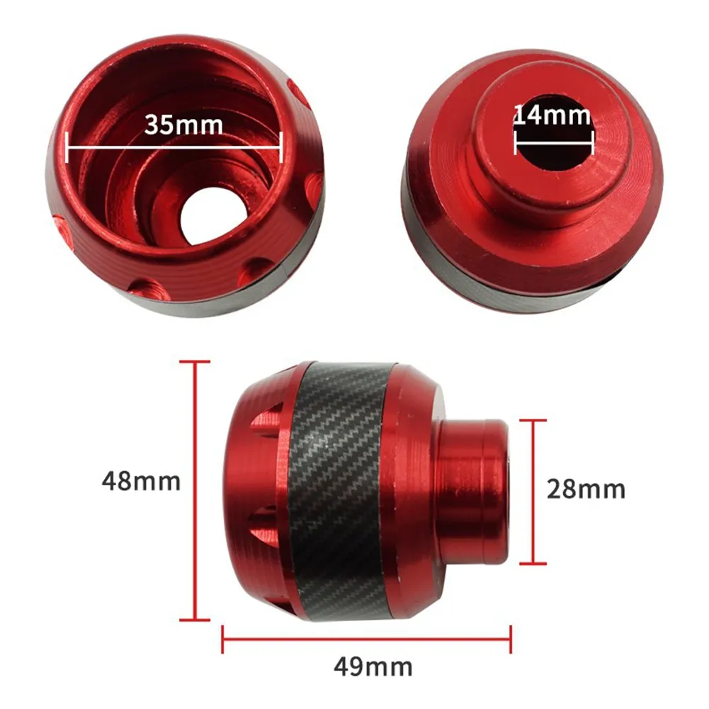 

Falling Protector CARBON UNIVERSAL Brand New Carbon Fiber Durable Motorcycle Front Rear Wheel Moto Accessories
