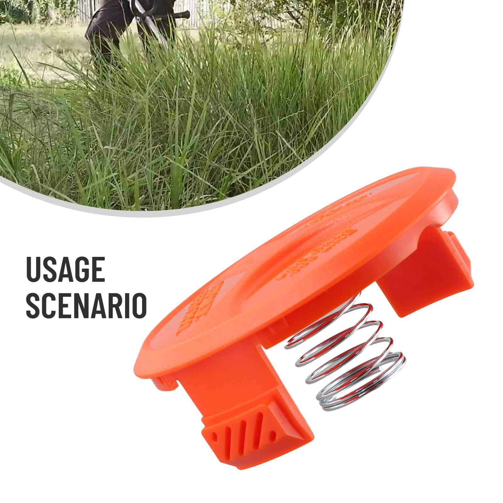 

1 комплект крышки катушки газонокосилки для Black & Decker, замена номера: 385022 -02 385022 -03 90624846 A6481 90626046 242885 -01