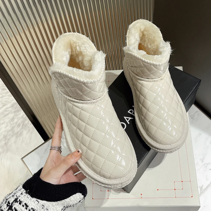 

Женские кроссовки без шнуровки, однотонные ботинки из искусственной кожи на резиновой подошве, с низким круглым носком, на шнуровке, базова...