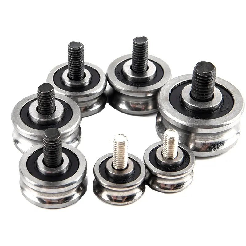 

SG15 SG20 SG25SG66+M5 M6 M8 Screw Bolts Bearing Steel Pulley Ball Bearings Track Guide Roller Bearing Brand New