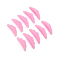 5pairs silicone eyelash perm pad colorful recycling lashes rods shield lifting 3d eyelash curler accessories applicator tools