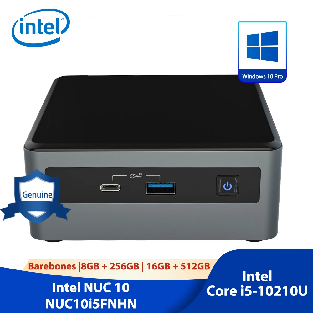 Intel NUC 10 Mini PC Core i5-10210U Win10 pro |