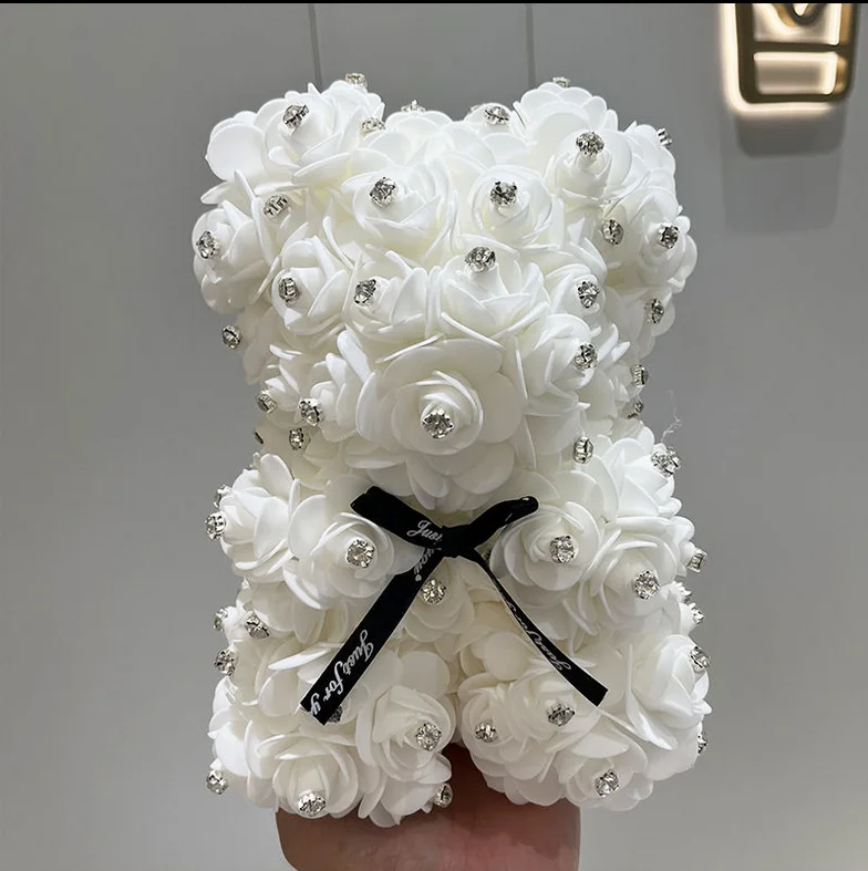 

Foam Bear Rose Bear 25cm Valentine's Day Gift Rose Bear