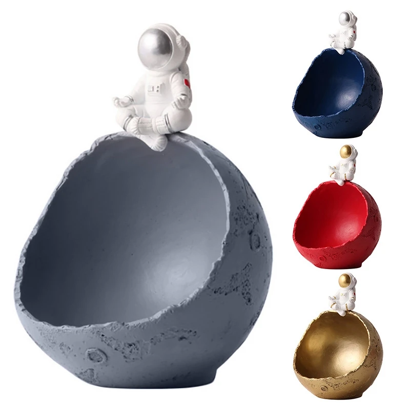 

Практичная Скандинавская креативная подставка для астронавта, брелок, статуэтка астронавта, ящик для хранения для украшения интерьера ком...