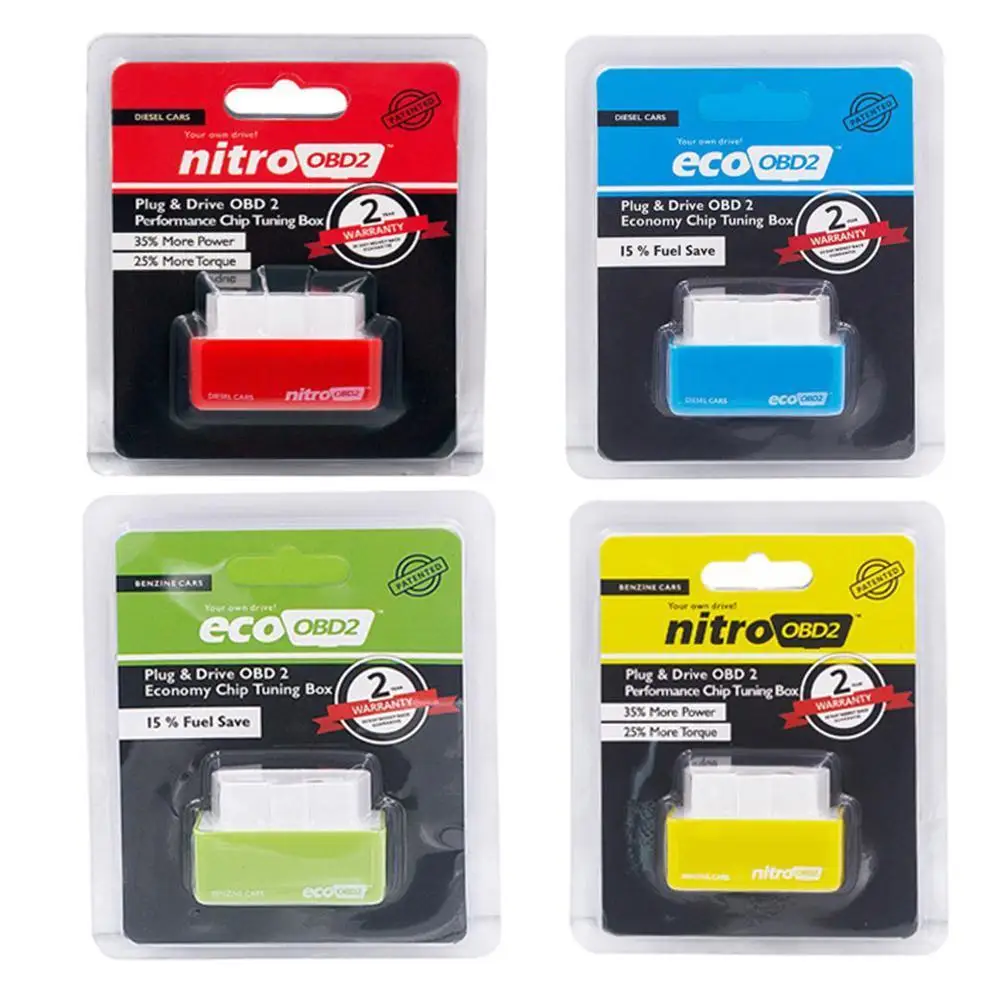 

15% Fuel Save Eco Chip Tuning Box ECO OBD2 Benzine Petrol Gasoline Cars Plug Drive Device Diagnostic Tool Retail for diesel