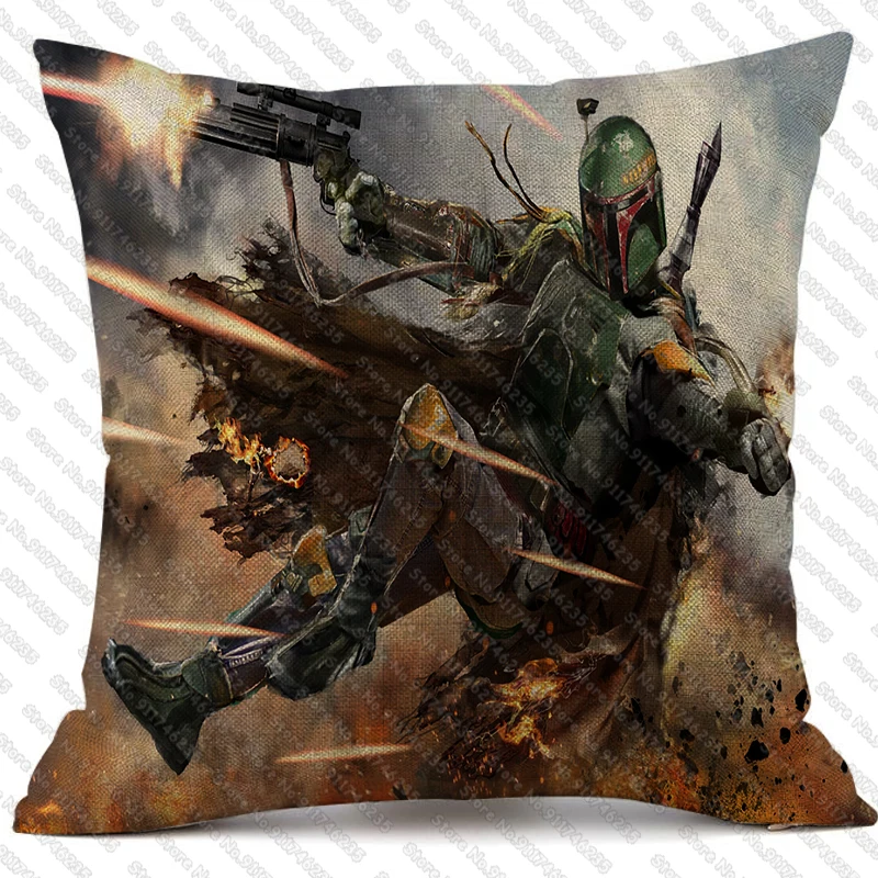 

Новое поступление чехлов для подушек DISNEY из Звездных Войн льняная Подушка Чехол для подушки Декор для дивана подарок для мальчика чехол для...