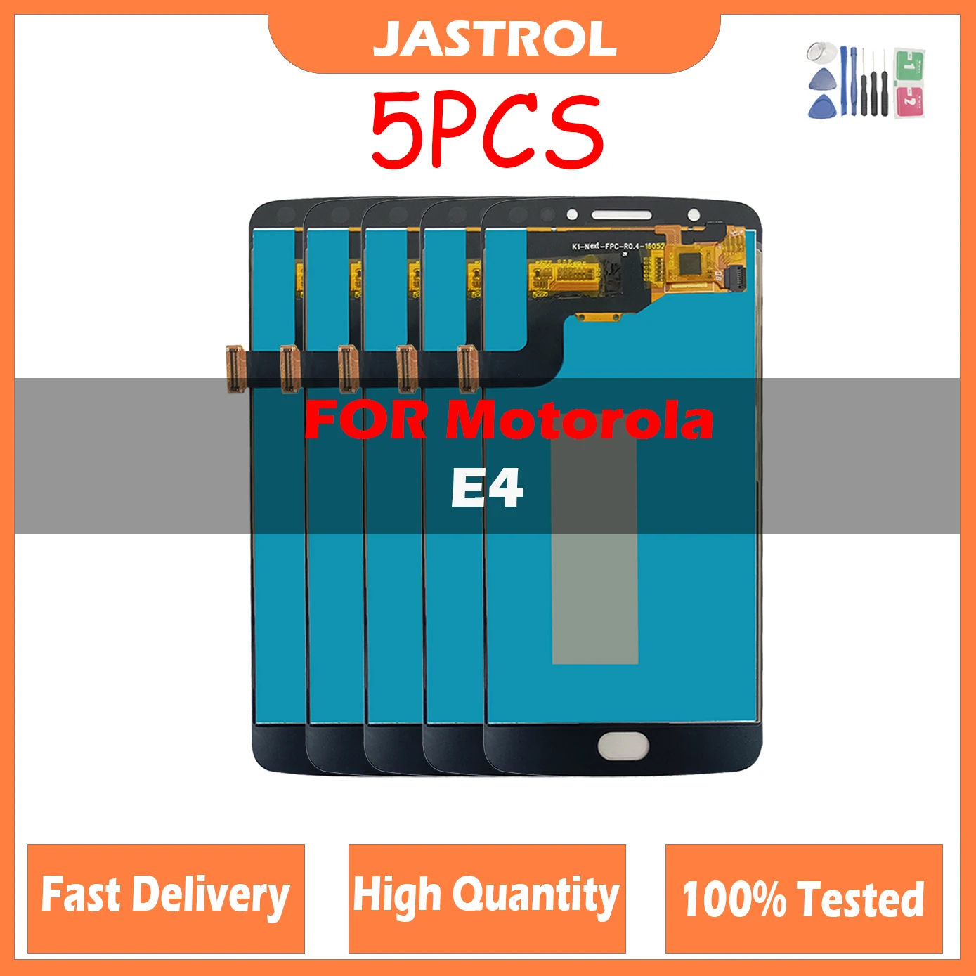 

5 шт./лот ЖК-дисплей для Motorola E4 ЖК-дисплей сенсорный экран Moto XT1762 XT1763 XT1766 экран дигитайзер полная сборка с рамкой