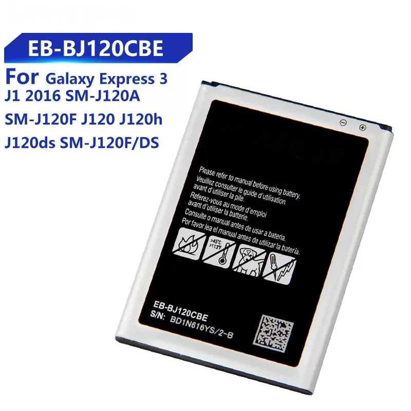 

Replacement Battery For Samsung Galaxy Express 3 J1 2016 SM-J120A SM-J120F SM-J120F/DS J120 J120h J120ds EB-BJ120CBE EB-BJ120CBU