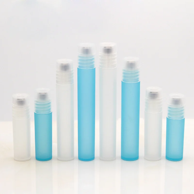 

100PCS 5ml Plastic Roll On Roller Bottle for Essential Oils Roll-on Refillable Perfume Vial Deodorant Containers With Steel Ball