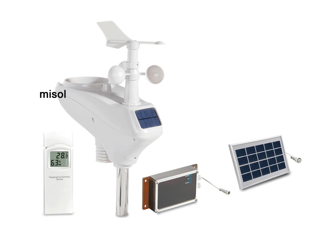 

miosl/Professional weather station WCDMA/GSM, data upload to wunderground, SMS message