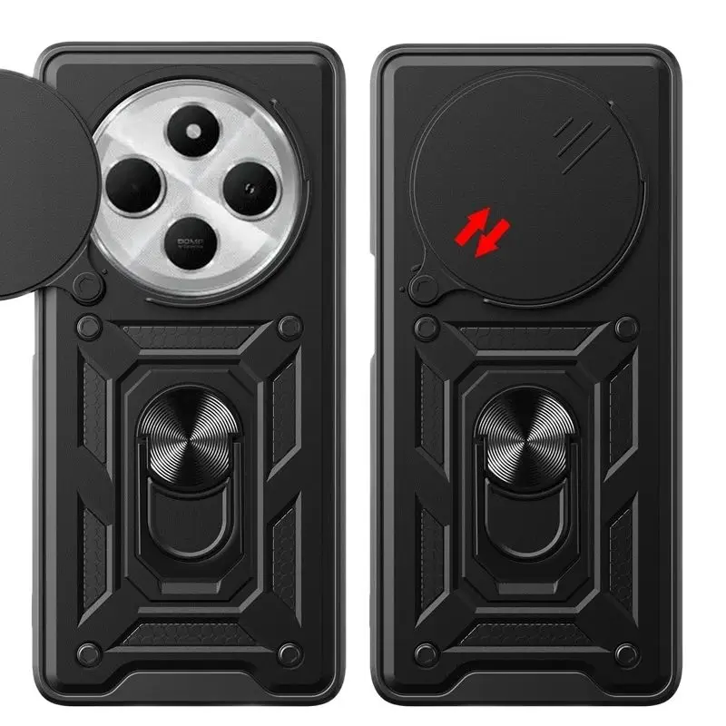 Чехол для Xiaomi Redmi 14C 4G противоударный чехол объектива Redmi14C 14 C магнитный