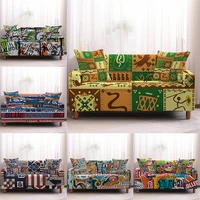 boho pattern mandala print sofa cover spandex stretch all inclusive sofa chaise cover lounge corner sofa cover for living room