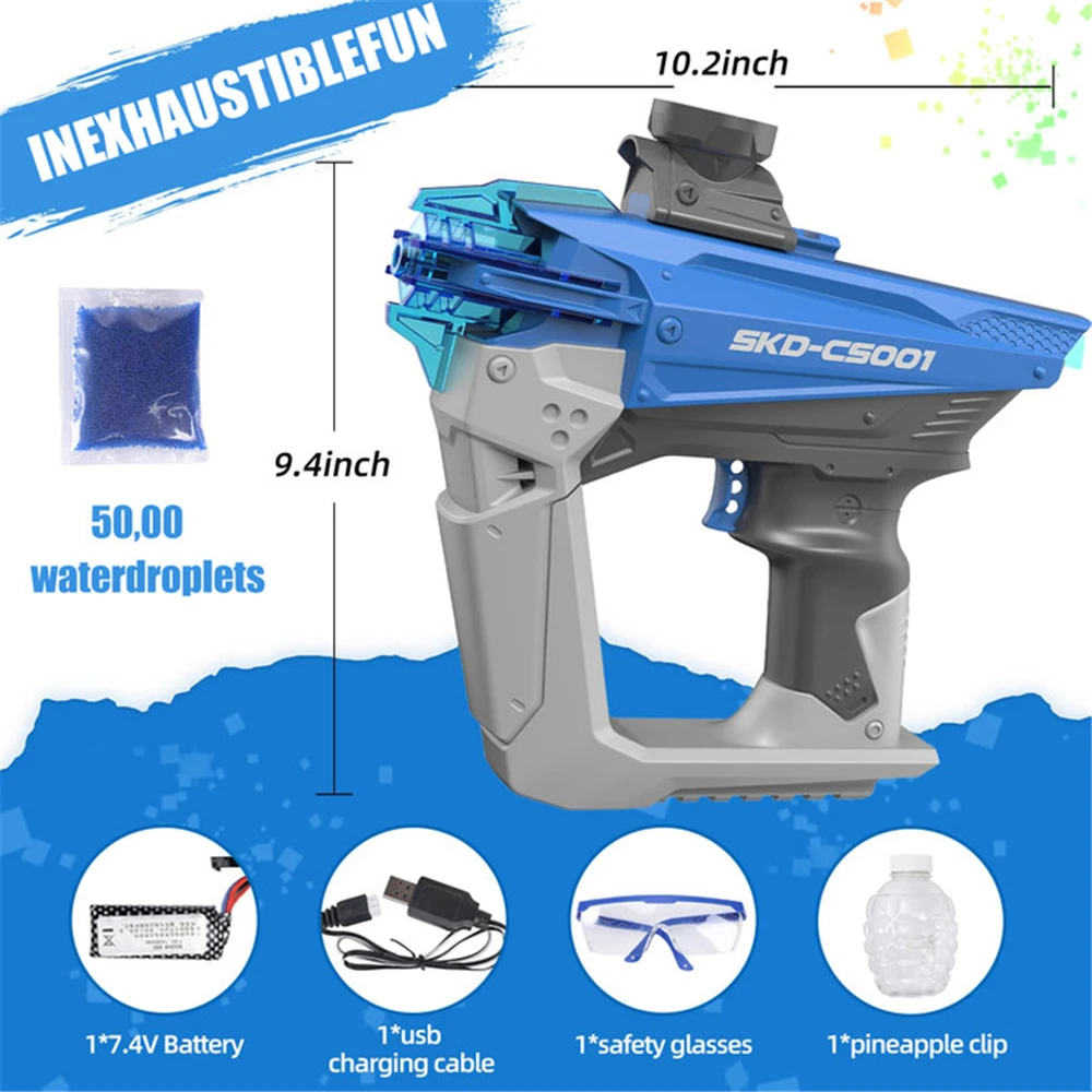 SKD001 пистолет с гелевыми шариками светодиодная подсветка светящиеся в темноте