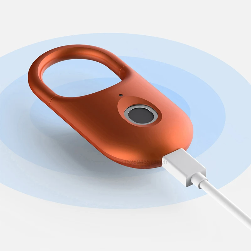 Фото Умный Bluetooth замок Youpin, разблокировка без ключа, Противоугонный замок, сканер отпечатка пальца, дверной замок, работает с приложением Mijia №4