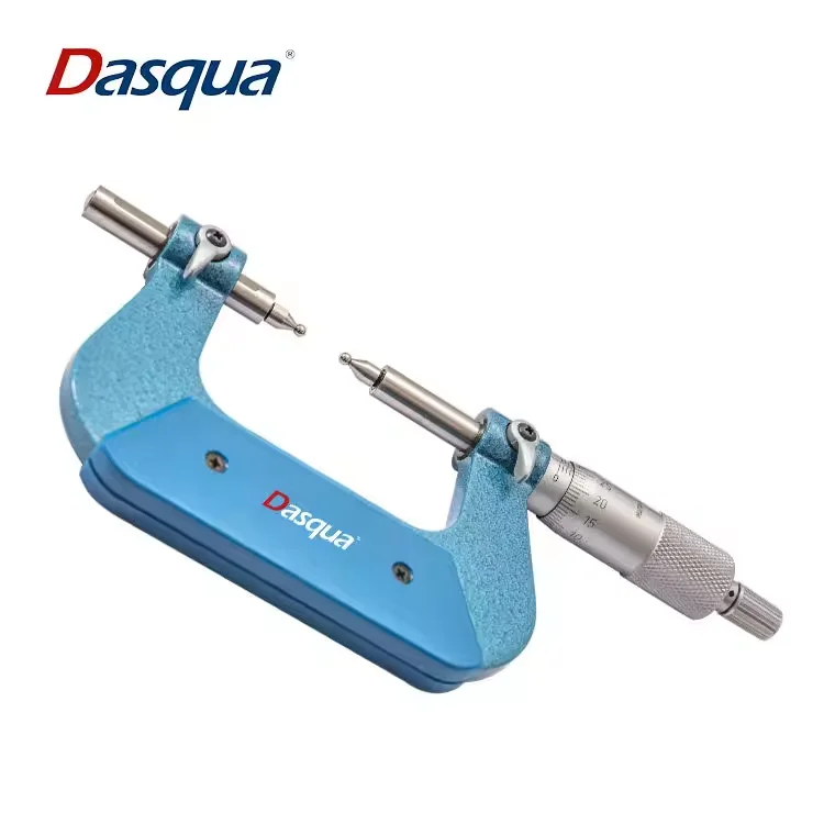 Dasqua 0-25 мм 25-50 50-75 0 01 градуировка сменная шариковая наковальня зубчатый микрометр