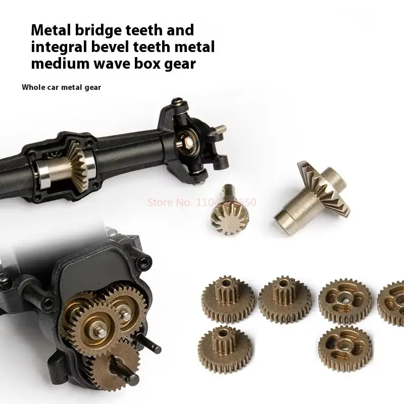 UDIRC UCX24 1/24 RC Гусеничный Бесщеточный/матовый двигатель 4WS Mini Rock Crawler 3-скоростная