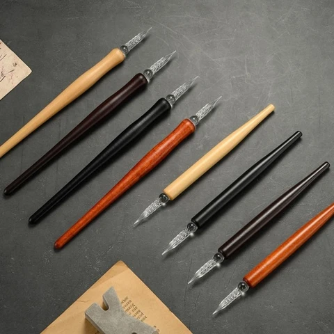 Держатель для перьевой ручки из дерева