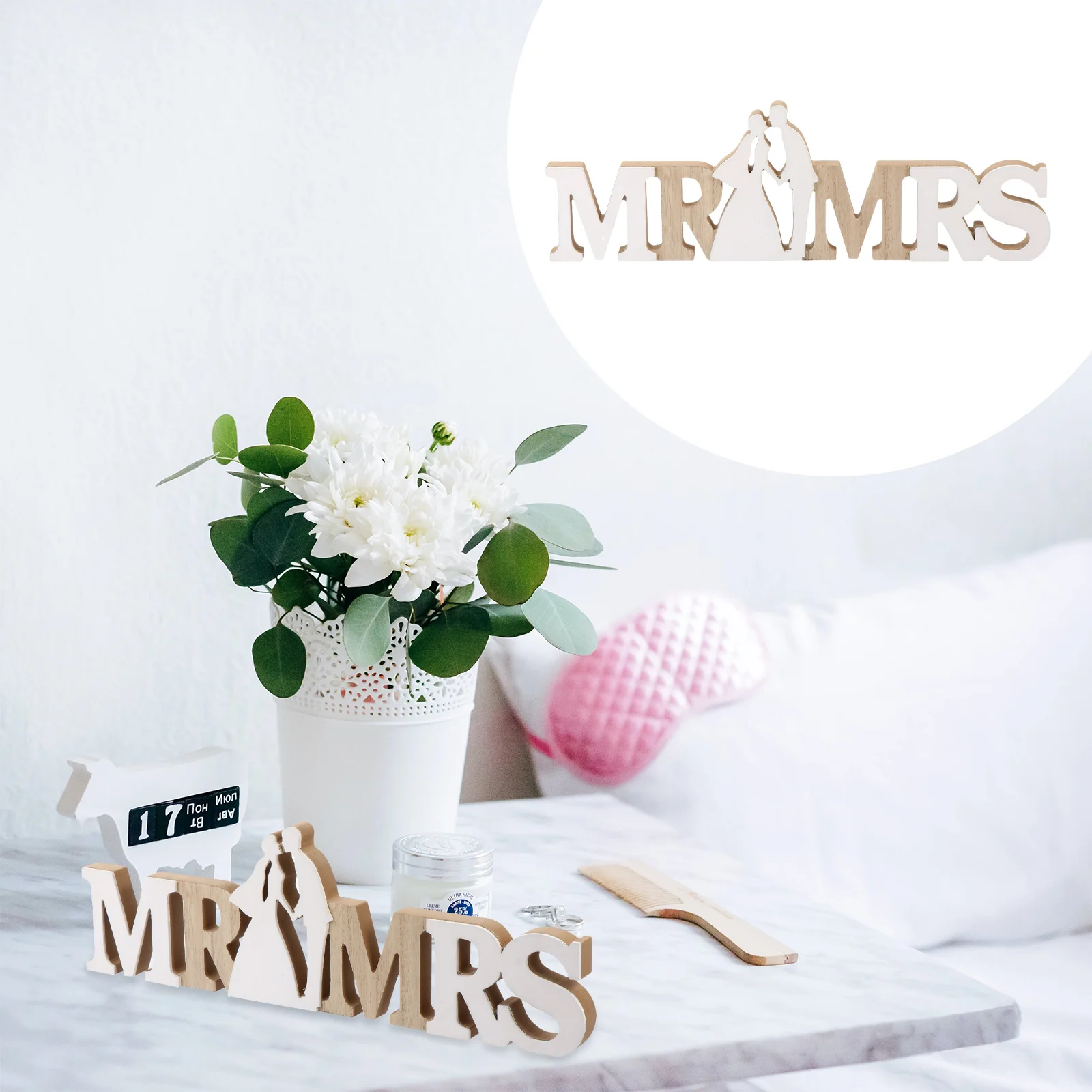 

Wedding Sign Mrwooden Letters Wallwood Home Signs Letter Table Freestandingcraft Rustic Adornment Decoration Welcome Decor Party