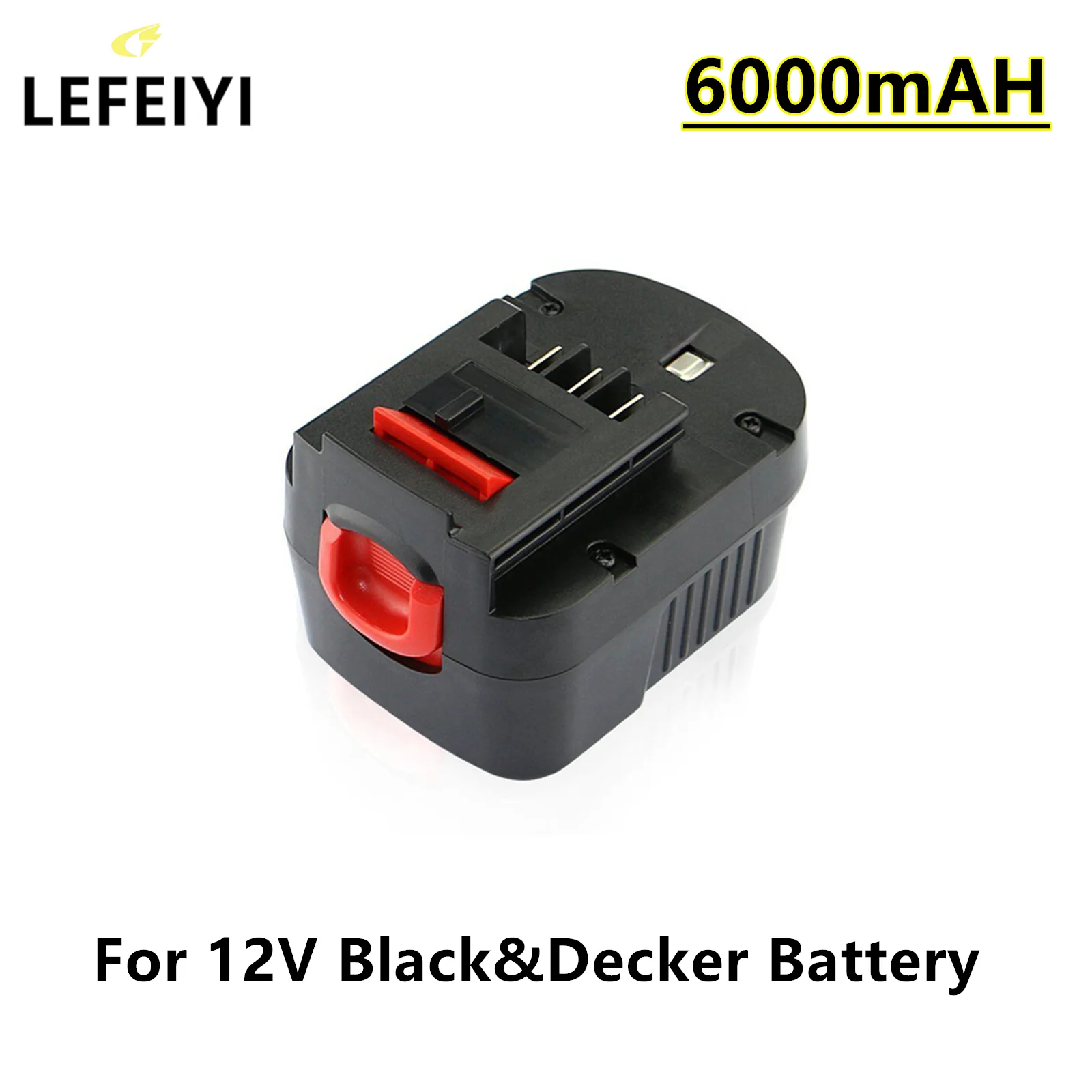 

Аккумуляторная батарея LEFEIYI 12 в 6000 мАч для инструментов Black & Decker A12 A12EX FSB12 FS120B A1712 HP12K HP12