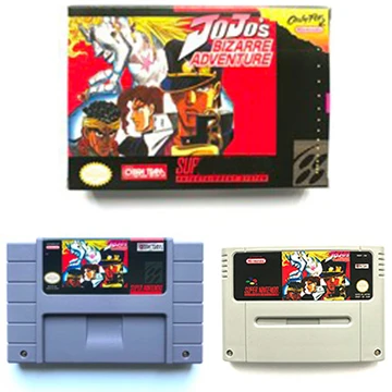 Картридж для игры «Невероятные приключения Джоджо» для видеоигр snes ntsc pal Картридж для игры «Невероятные приключения Джоджо» для видеоигр snes ntsc pal